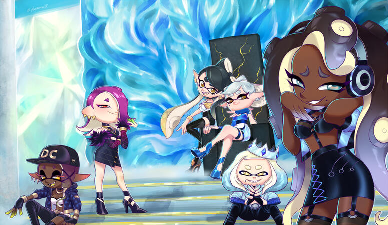 Splatoon idols x KDA